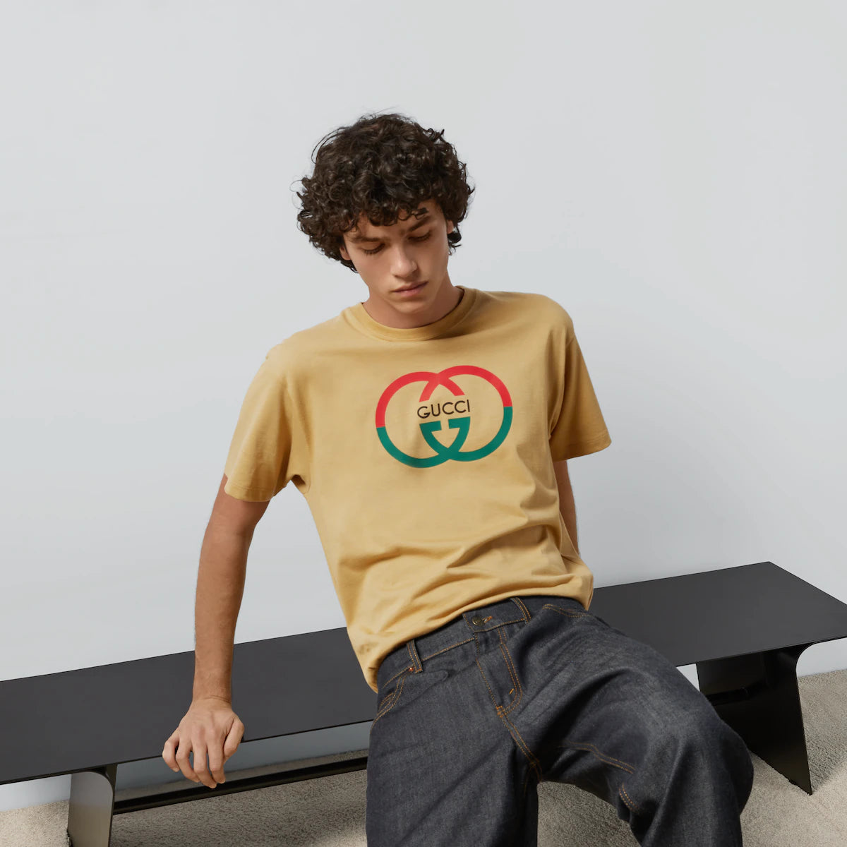 Gucci COTTON JERSEY PRINTED T-SHIRT