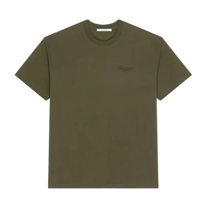 Givenchy Logo-Print Cotton T-shirt "Khaki"