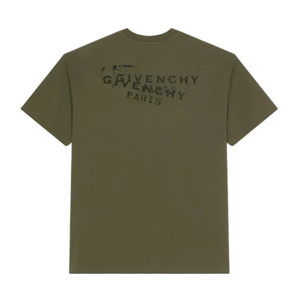 Givenchy Logo-Print Cotton T-shirt "Khaki"