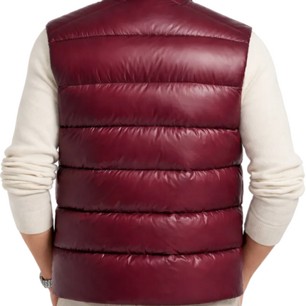 Moncler Tibb Down Gilet "Burgundy"
