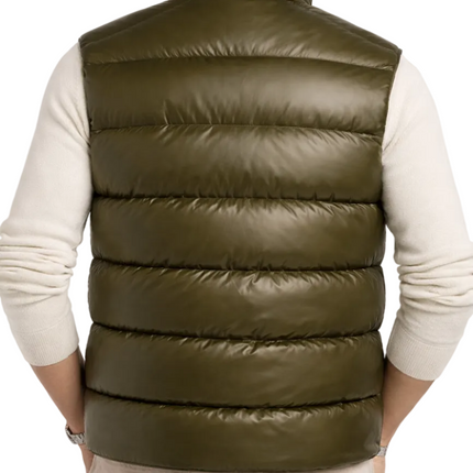 Moncler Tibb Down Gilet "Olive Green"