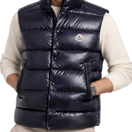 Moncler Tibb Down Gilet "Navy Blue"