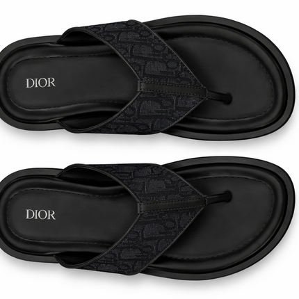 Dior Alias Thong Sandal "Black"