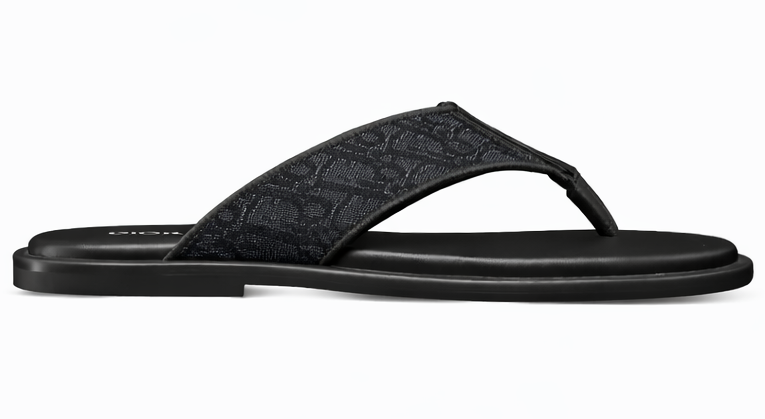 Dior Alias Thong Sandal "Black"
