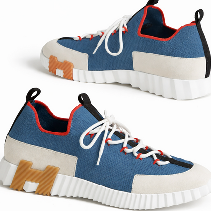 Hermes Lift Slip-on "Multicolore Bleu Turquin"