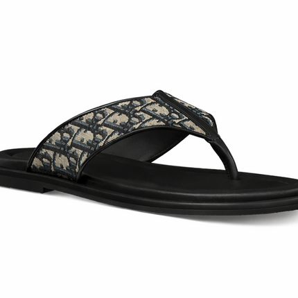 Dior Alias Thong Sandal "Beige / Black"