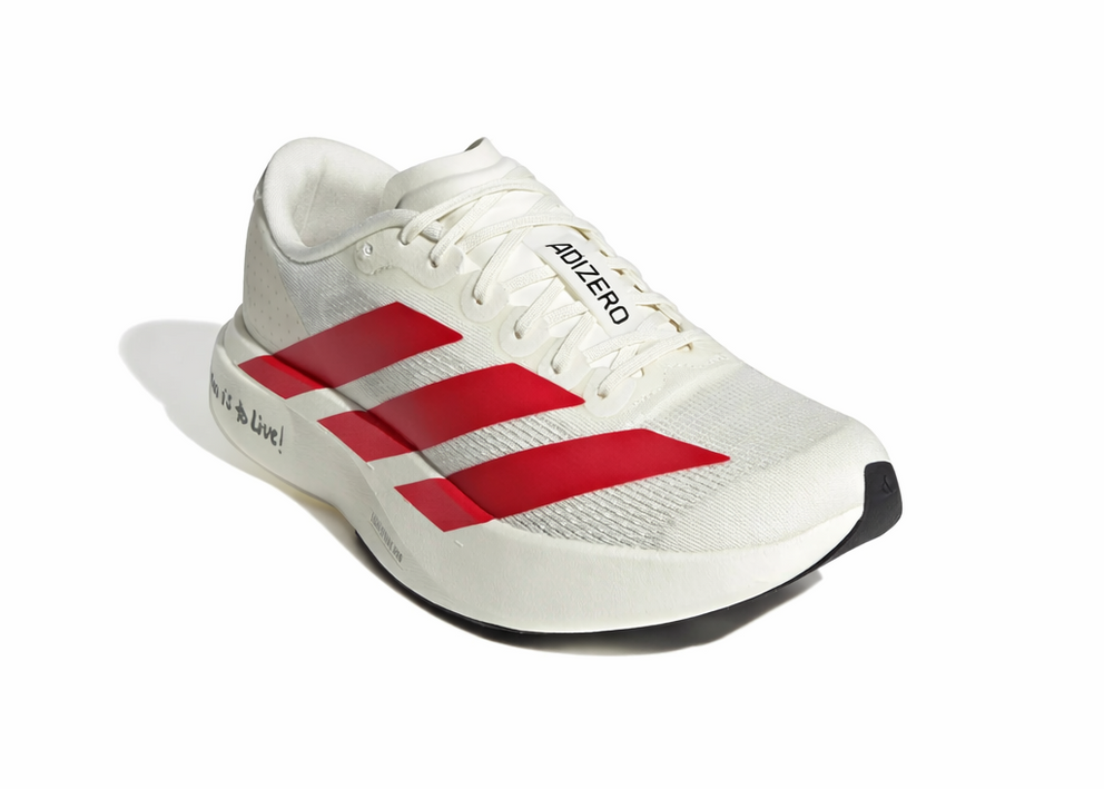 Adidas Adizero Evo SL "Off White / Better Scarlet / Core Black"