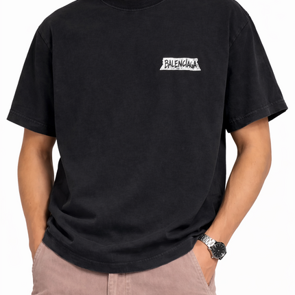 Balenciaga Masking Tape T-shirt "Black"
