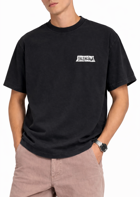 Balenciaga Masking Tape T-shirt "Black"