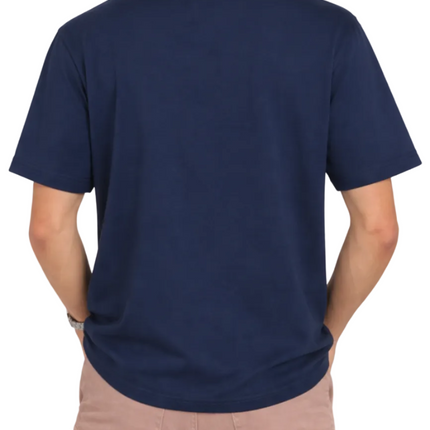 Casablanca Laurel Pique Short Sleeve "Navy Blue"