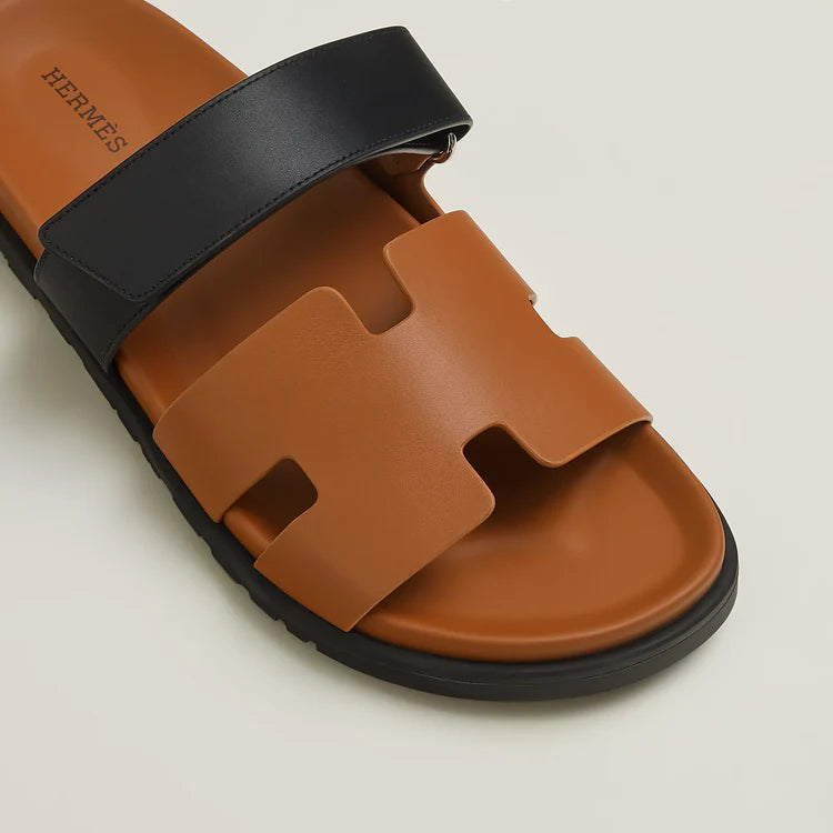 Hermes Chypre Sandal - Natural Black