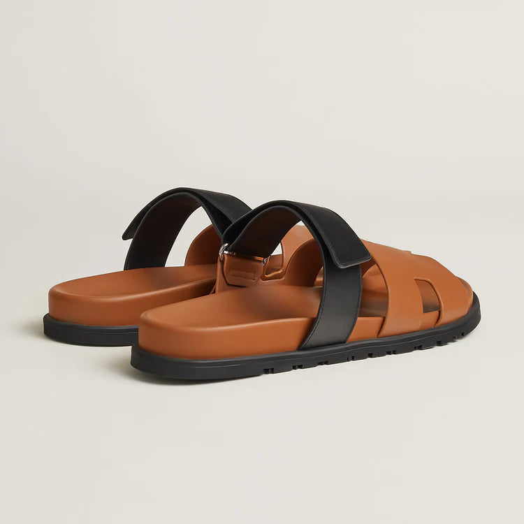 Hermes Chypre Sandal - Natural Black