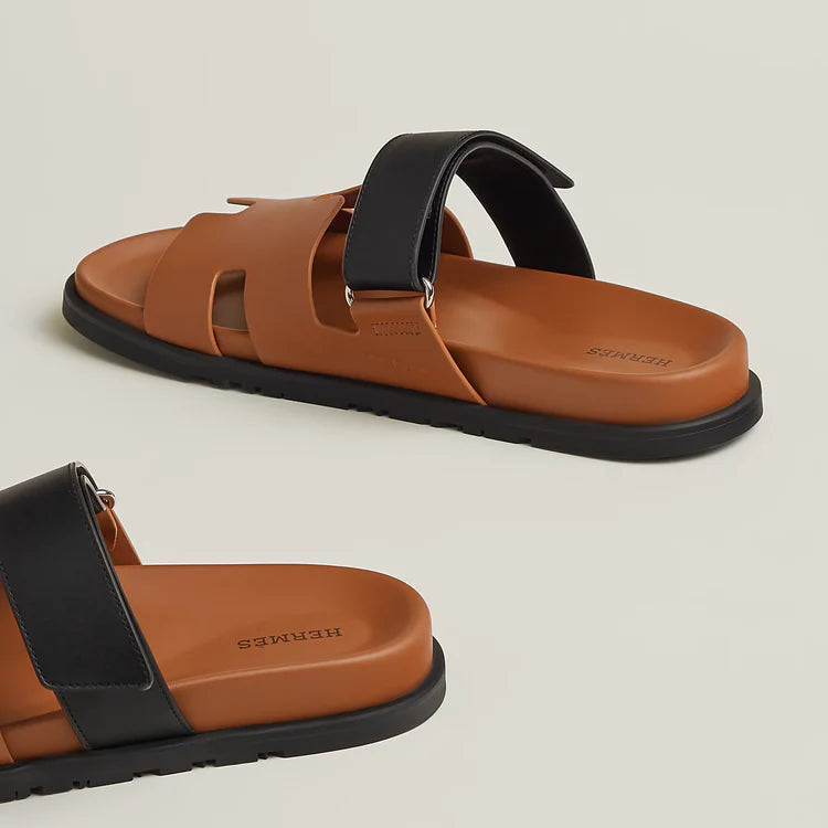 Hermes Chypre Sandal - Natural Black