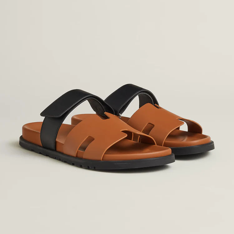 Hermes Chypre Sandal - Natural Black