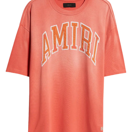 Amiri  Follow Vintage Oversized T-shirt in Cotton Cranberry