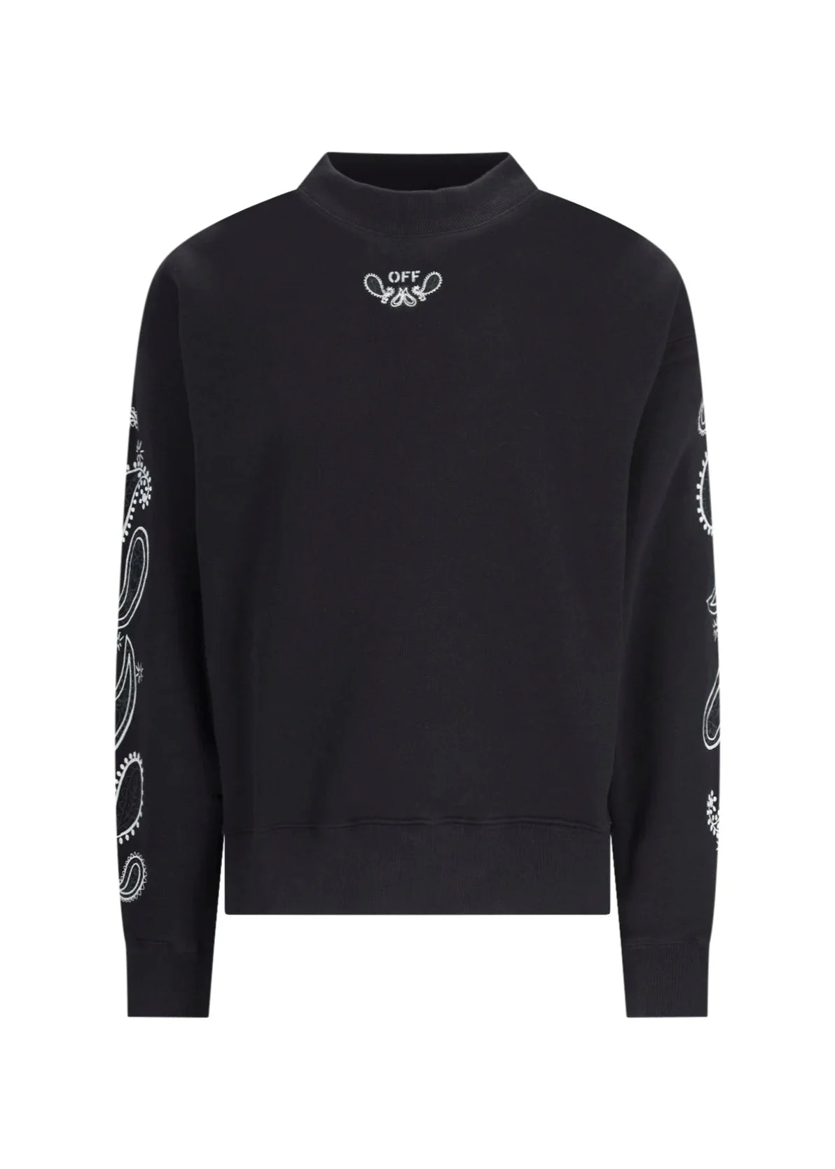Off-White Bandana Crew Neck Sweatshirt 'Black'