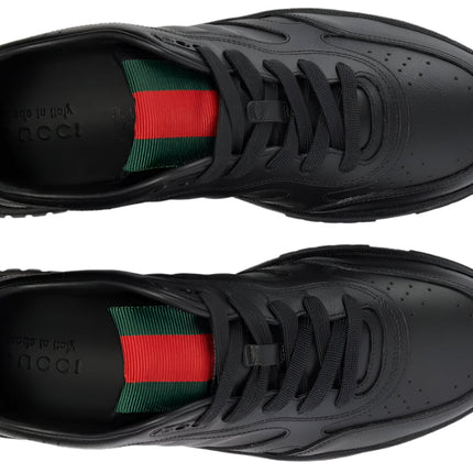 Gucci Re-Web leather sneakers