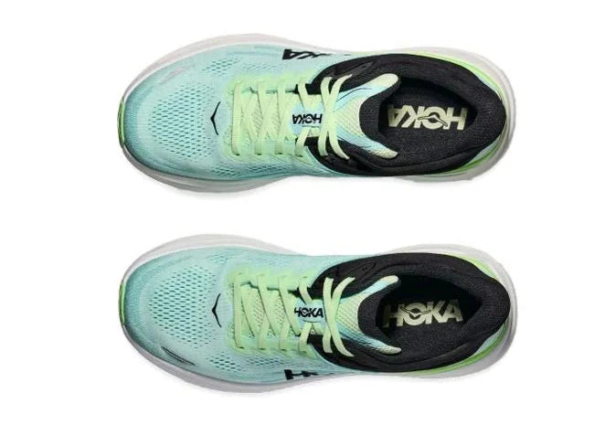 Hoka Bondi 9 "Luna moth / Blue spark"