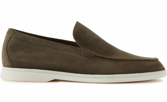 Loro Piana Summer Walk Loafer "Grey Moss"