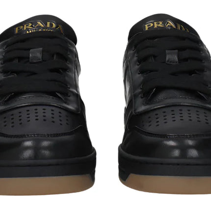 Prada Men's Downtown Napa Leather Low-Top Sneakers