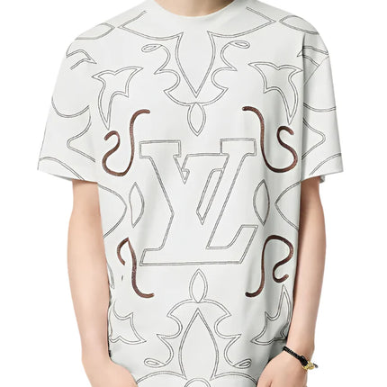 Louis Vuitton Embroidered Cotton T-Shirt