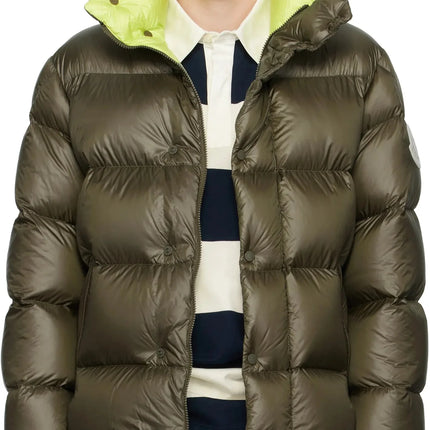Moncler High Neck Padded Jacket "Olive green"