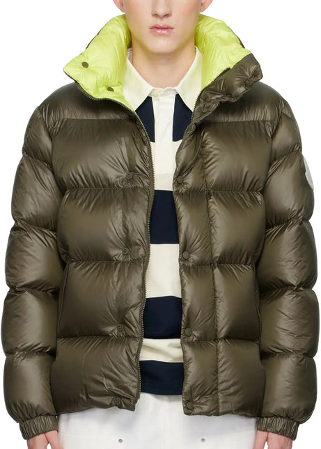 Moncler High Neck Padded Jacket "Olive green"