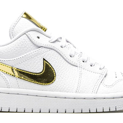 Nike Air Jordan 1 Retro Low 'White Metallic Gold'
