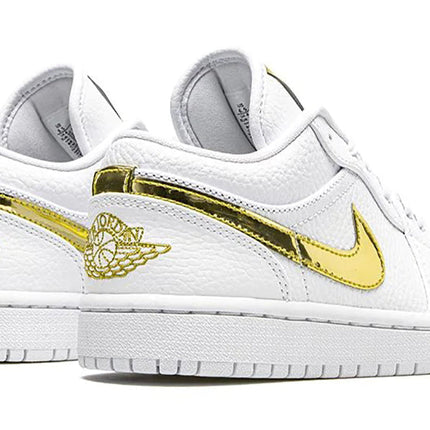 Nike Air Jordan 1 Retro Low 'White Metallic Gold'