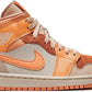 Air Jordan 1 Mid sneakers "Orange - leather/rubber"