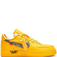 Nike x Off-White Air Force 1 Low "University Gold" sneakers