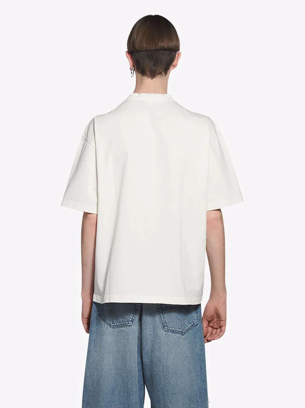 Balenciaga logo crest print T-shirt