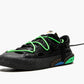 BLAZER LOW "Off-White - Black / Electro Green"