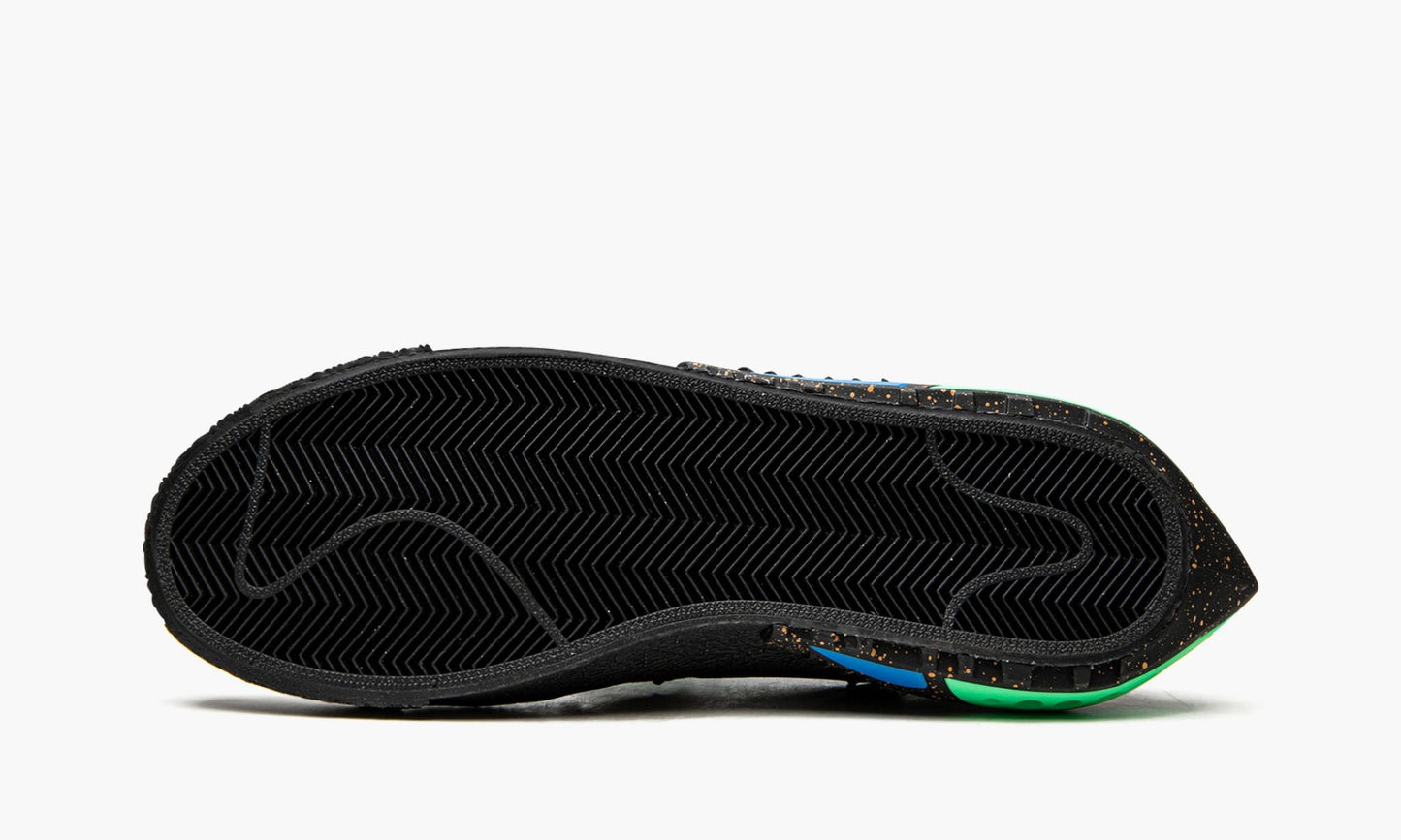 BLAZER LOW "Off-White - Black / Electro Green"