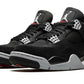 Nike Air Jordan 4 Retro 'Black Canvas'