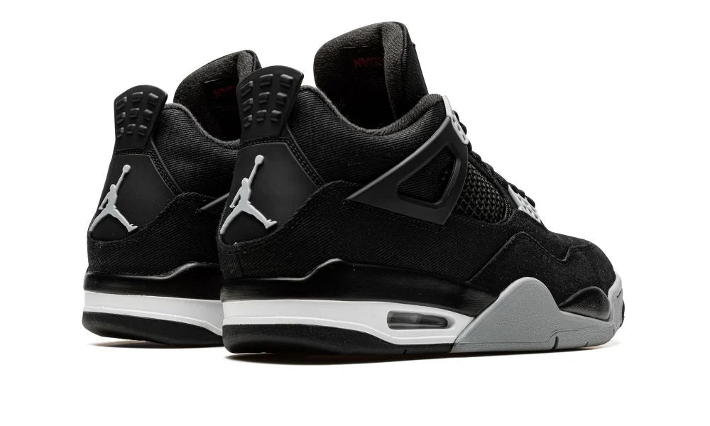 Nike Air Jordan 4 Retro 'Black Canvas'