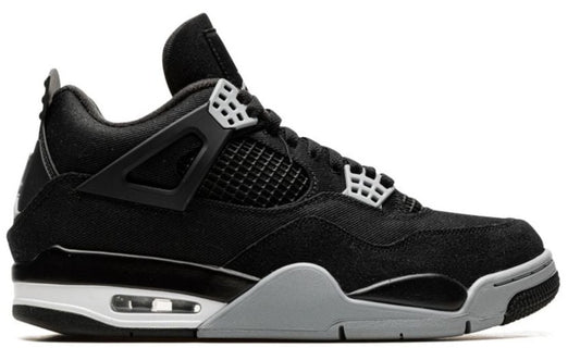 Nike Air Jordan 4 Retro 'Black Canvas'