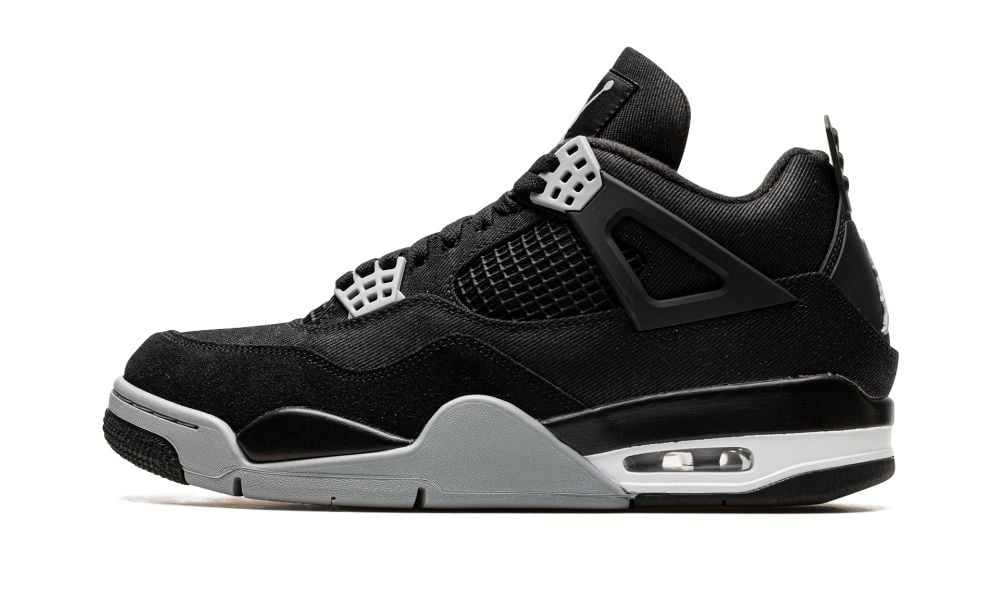 Nike Air Jordan 4 Retro 'Black Canvas'