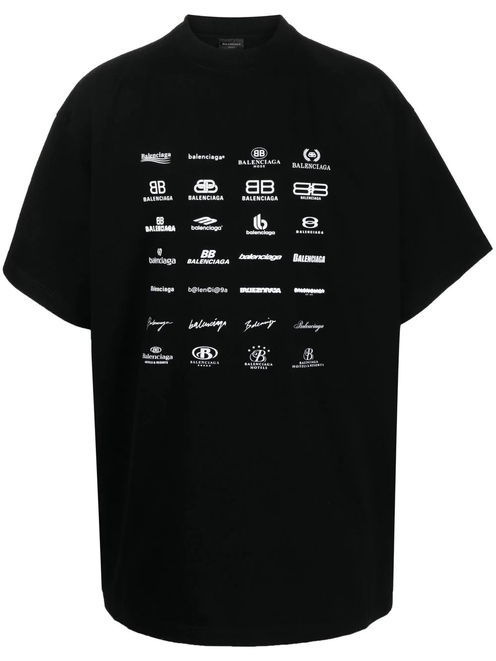 Balenciaga Archives Logos-print cotton T-shirt