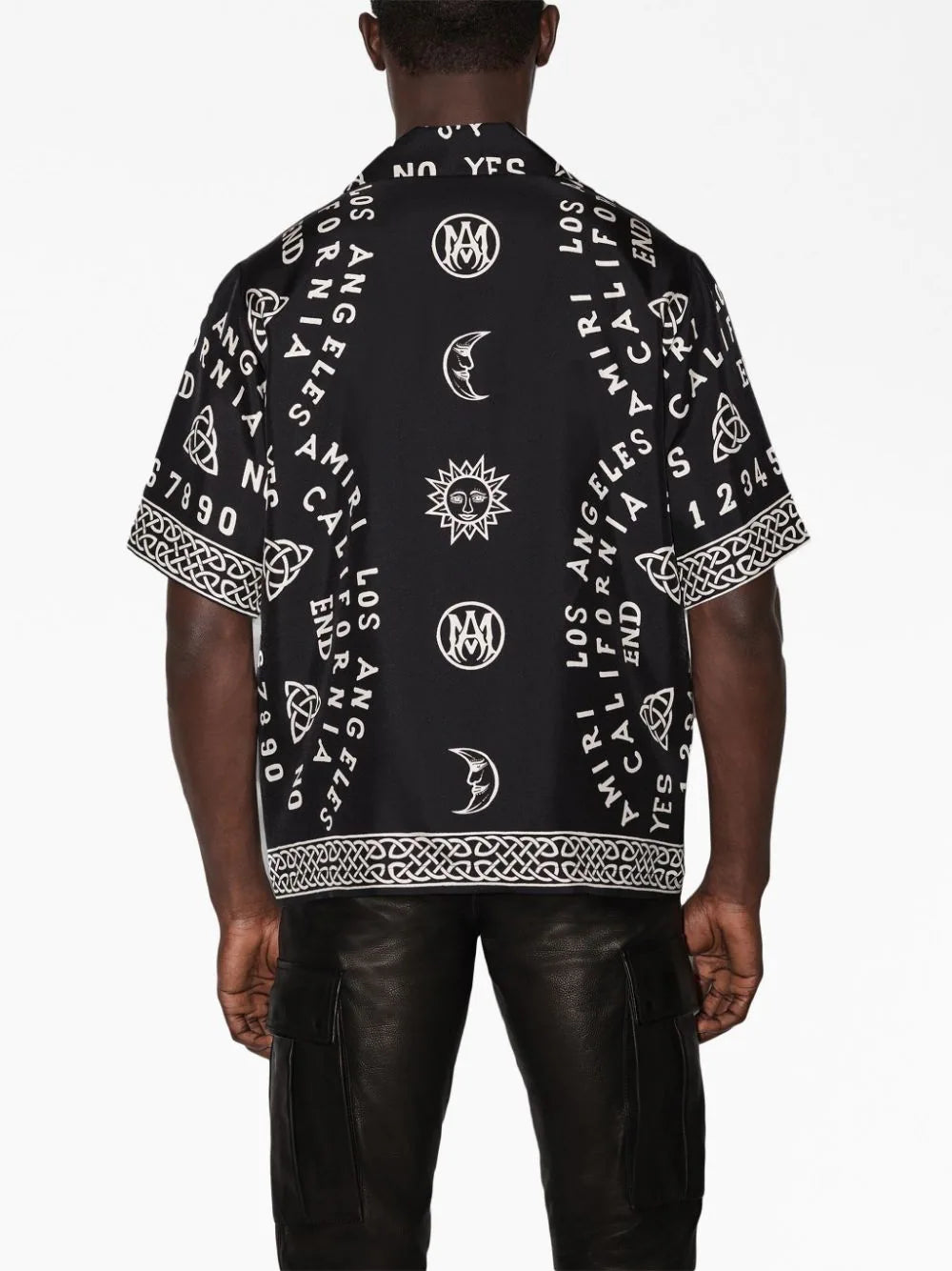 AMIRI  Ouija Board-print bowling shirt