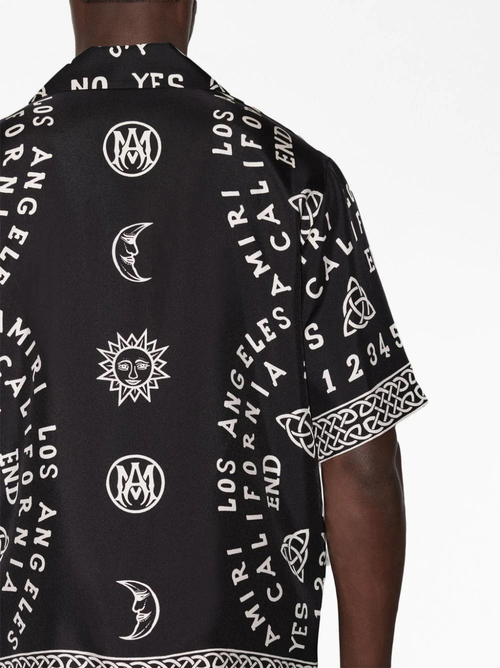 AMIRI  Ouija Board-print bowling shirt