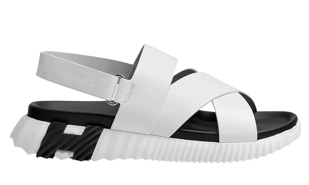 Hermes Electric sandal "White"