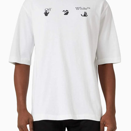 OFF-WHITE Logo T-shirt in Cotton Jersey