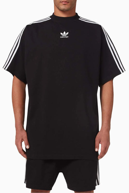 BALENCIAGA x Adidas Oversized T-shirt in Cotton Jersey