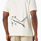 Palm Angels Broken Shark T-shirt in Cotton Jersey