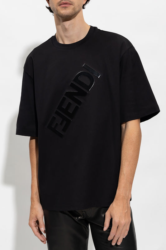 Fendi T-Shirt Black jersey