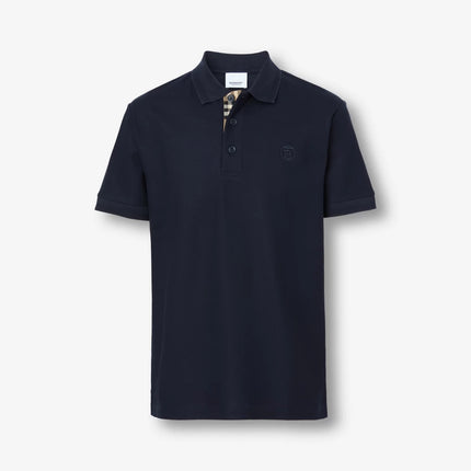BURBERRY Monogram Motif Cotton Piqué Polo Shirt