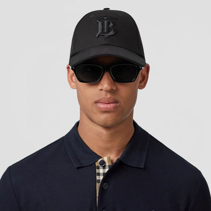 BURBERRY Monogram Motif Cotton Piqué Polo Shirt