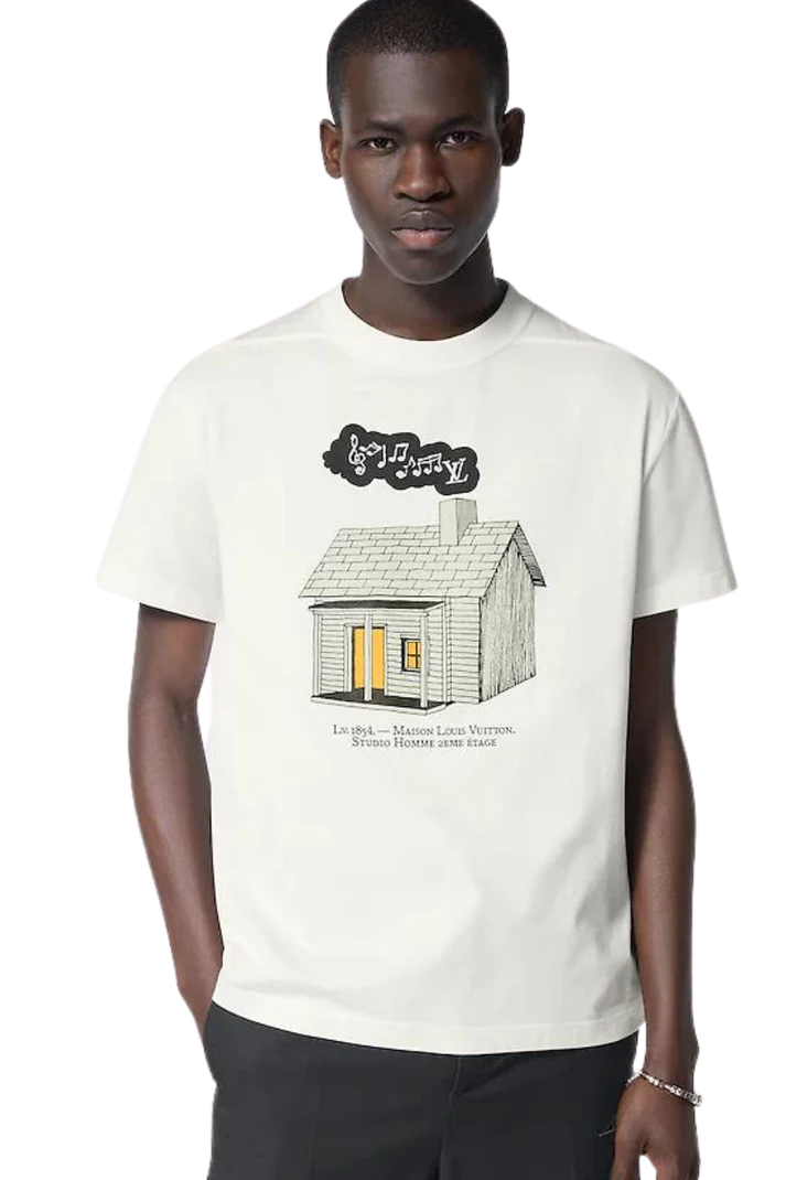 LOUIS VUITTON HOUSE PRINTED T-SHIRT