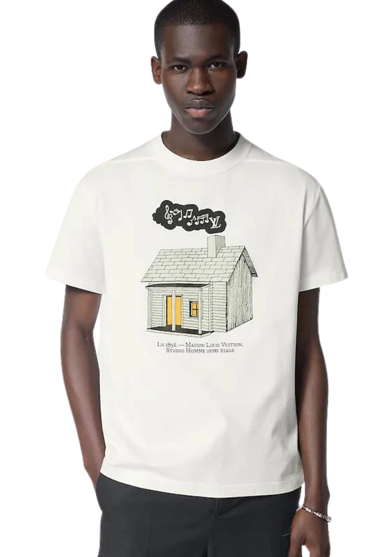 LOUIS VUITTON HOUSE PRINTED T-SHIRT